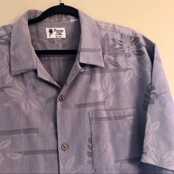 Vintage Silk Circa 1969 Hawaiian Shirt - Picture 3 of 3